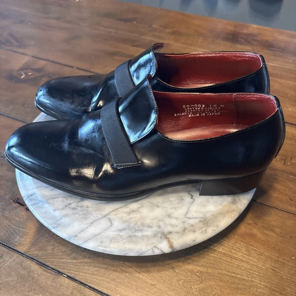 Frederico Leone‎ Tux Shoes Mens US 10 M Black Leather Upper